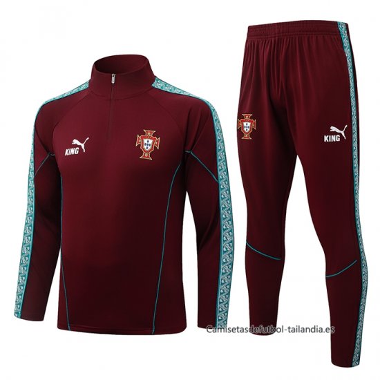Chandal de Sudadera del Portugal 2026-2027 Rojo - Haga un click en la imagen para cerrar