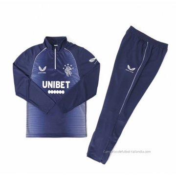 Chandal de Sudadera del Rangers 2021-2022 Azul