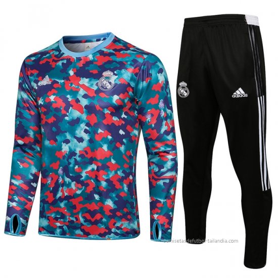 Chandal de Sudadera del Real Madrid 2021 Azul - Haga un click en la imagen para cerrar