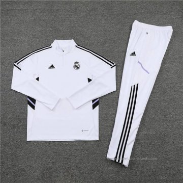 Chandal de Sudadera del Real Madrid 2022-2023 Blanco