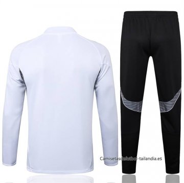 Chandal de Sudadera del Real Madrid Nino 2025-2026 Blanco