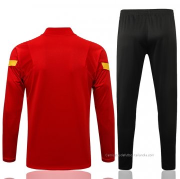 Chandal de Sudadera del Roma 2021-2022 Rojo