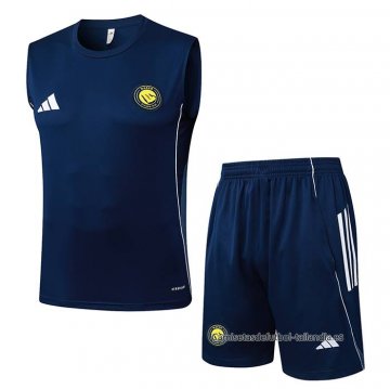 Chandal del Al Nassr Sin Mangas 2025-2026 Azul