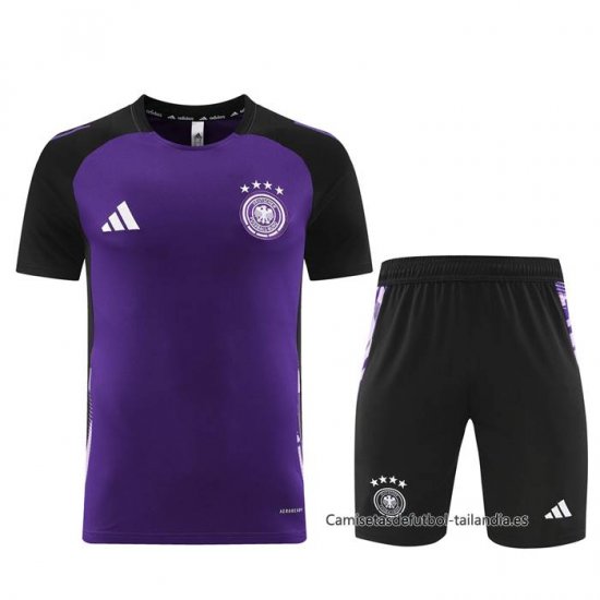 Chandal del Alemania Manga Corta 2024-2025 Purpura - Pantalon Corto - Haga un click en la imagen para cerrar