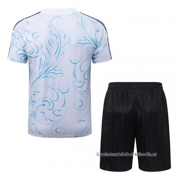 Chandal del Argentina Manga Corta 2026-2027 Blanco - Pantalon Corto