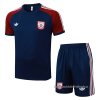 Chandal del Arsenal Manga Corta 2025-2026 Azul Rojo - Pantalon Corto Chandal del Arsenal Manga Corta 2025-2026 Azul Rojo - Pantalon Corto