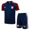Chandal del Arsenal Manga Corta 2025-2026 Azul Rojo - Pantalon Corto