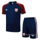 Chandal del Arsenal Manga Corta 2025-2026 Azul Rojo - Pantalon Corto