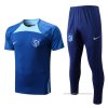 Chandal del Atletico Madrid Manga Corta 2022-2023 Azul Chandal del Atletico Madrid Manga Corta 2022-2023 Azul