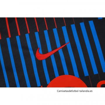 Chandal del Barcelona Manga Corta 2024 Azul - Pantalon Corto