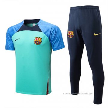 Chandal del Barcelona Manga Corta 2022-2023 Verde Chandal del Barcelona Manga Corta 2022-2023 Verde
