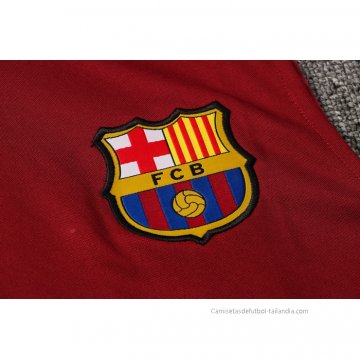 Chandal del Barcelona Sin Mangas 2021-2022 Rojo