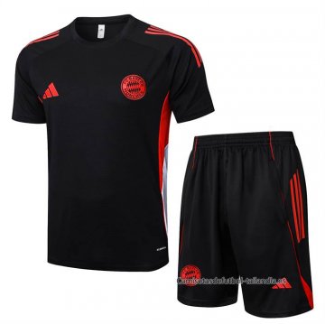 Chandal del Bayern Munich Manga Corta 2025-2026 Negro - Pantalon Corto Chandal del Bayern Munich Manga Corta 2025-2026 Negro - Pantalon Corto