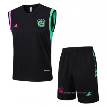 Chandal del Bayern Munich Sin Mangas 2023-2024 Negro Chandal del Bayern Munich Sin Mangas 2023-2024 Negro