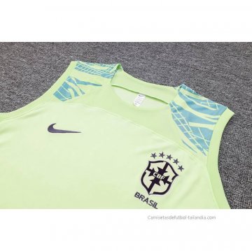 Chandal del Brasil Sin Mangas 2023-2024 Verde