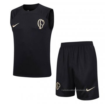 Chandal del Corinthians Sin Mangas 2023-2024 Negro Chandal del Corinthians Sin Mangas 2023-2024 Negro
