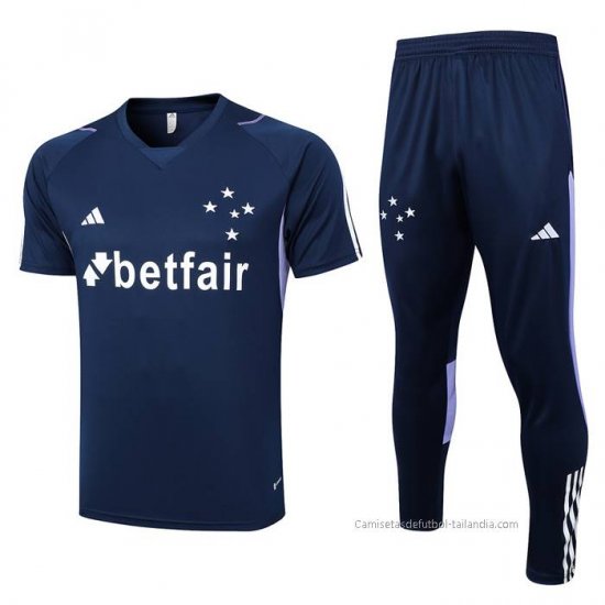 Chandal del Cruzeiro Manga Corta 2023-2024 Azul - Haga un click en la imagen para cerrar