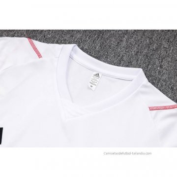 Chandal del Flamengo Manga Corta 2023-2024 Blanco - Pantalon Corto