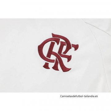 Chandal del Flamengo Manga Corta 2024-2025 Blanco - Pantalon Corto