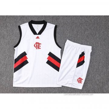 Chandal del Flamengo Sin Mangas 2023-2024 Blanco