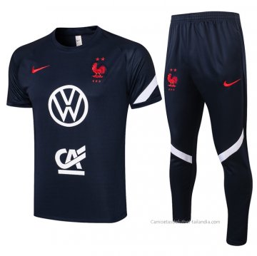 Chandal del Francia Manga Corta 2021-2022 Azul Chandal del Francia Manga Corta 2021-2022 Azul