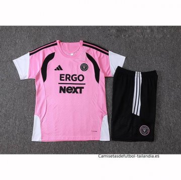 Chandal del Inter Miami Manga Corta 2026-2027 Rosa - Pantalon Corto