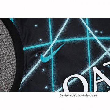 Chandal del Inter Milan Sin Mangas 2025-2026 Negro Azul