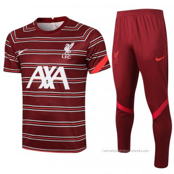 Chandal del Liverpool Manga Corta 2021-2022 Rojo Chandal del Liverpool Manga Corta 2021-2022 Rojo