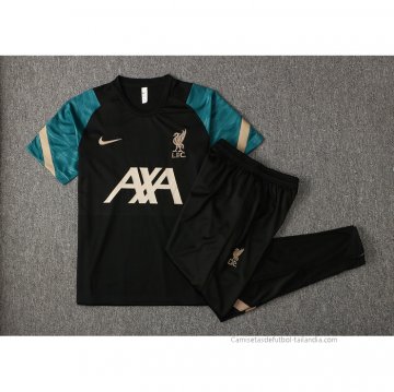 Chandal del Liverpool Manga Corta 2021-2022 Negro