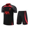 Chandal del Liverpool Manga Corta 2022-2023 Negro - Pantalon Corto Chandal del Liverpool Manga Corta 2022-2023 Negro - Pantalon Corto