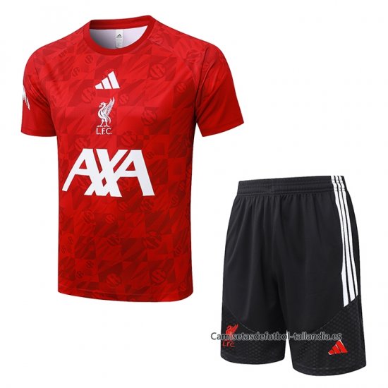 Chandal del Liverpool Manga Corta 2026-2027 Rojo - Pantalon Corto - Haga un click en la imagen para cerrar