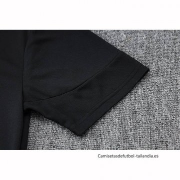 Chandal del Manchester City Manga Corta 2025-2026 Negro - Pantalon Corto