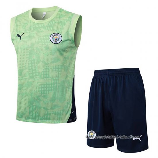 Chandal del Manchester City Sin Mangas 2025-2026 Verde - Haga un click en la imagen para cerrar
