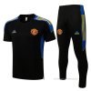 Chandal del Manchester United Manga Corta 2021-2022 Negro Chandal del Manchester United Manga Corta 2021-2022 Negro