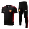 Chandal del Manchester United Manga Corta 2022-2023 Negro Chandal del Manchester United Manga Corta 2022-2023 Negro