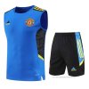 Chandal del Manchester United Sin Mangas 2022-2023 Azul Chandal del Manchester United Sin Mangas 2022-2023 Azul