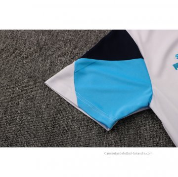 Chandal del Olympique Marsella Manga Corta 2021-2022 Blanco