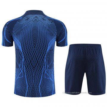 Chandal del Paises Bajos Manga Corta 2022-2023 Azul - Pantalon Corto