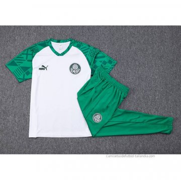 Chandal del Palmeiras Manga Corta 2023-2024 Blanco