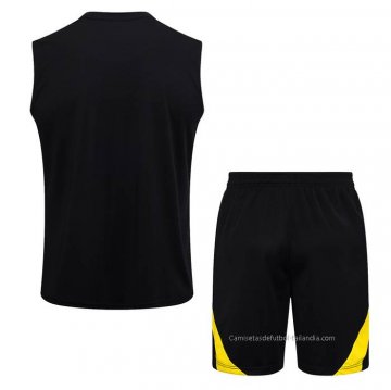 Chandal del Paris Saint-Germain Jordan Sin Mangas 2023-2024 Negro