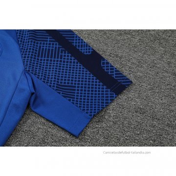 Chandal del Paris Saint-Germain Manga Corta 2022-2023 Azul - Pantalon Corto