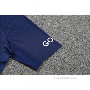 Chandal del Paris Saint-Germain Manga Corta 2022-2023 Azul Oscuro - Pantalon Corto