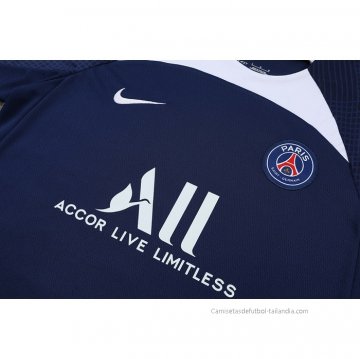 Chandal del Paris Saint-Germain Manga Corta 2022-2023 Azul - Pantalon Corto