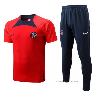 Chandal del Paris Saint-Germain Manga Corta 2022-2023 Rojo Chandal del Paris Saint-Germain Manga Corta 2022-2023 Rojo
