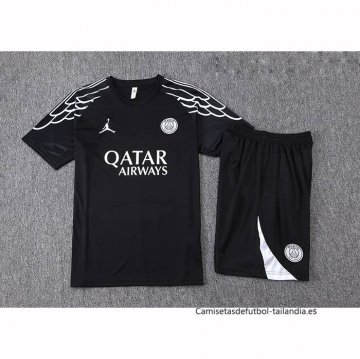 Chandal del Paris Saint-Germain Manga Corta 2025-2026 Negro - Pantalon Corto