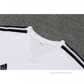 Chandal del Real Madrid Manga Corta 2022-2023 Blanco - Pantalon Corto