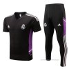 Chandal del Real Madrid Manga Corta 2022-2023 Negro y Purpura Chandal del Real Madrid Manga Corta 2022-2023 Negro y Purpura
