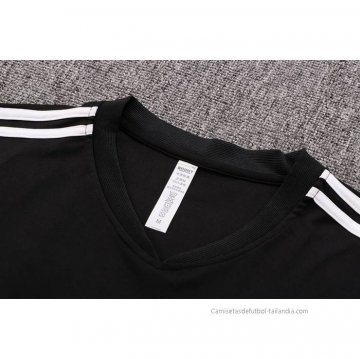 Chandal del Real Madrid Manga Corta 2022-2023 Negro y Purpura