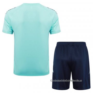 Chandal del Real Madrid Manga Corta 2024-2025 Verde - Pantalon Corto