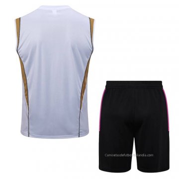 Chandal del Real Madrid Sin Mangas 2023-2024 Blanco